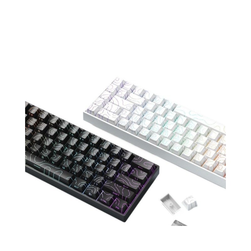 RGB Wired Tea-switch Portable Office Computer Keyboard For Gaming