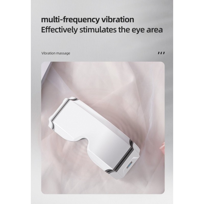 Electric Heated Eye Massager with Air Compression Vibration 5 Modes