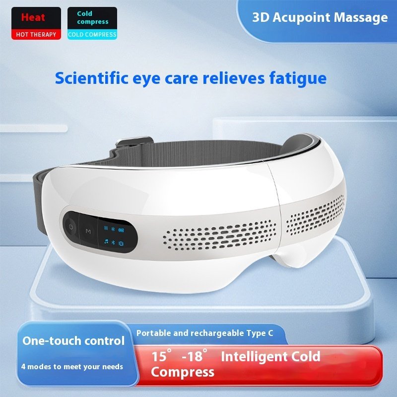 Visual Hot And Cold Electric Eye Massager Intellig...