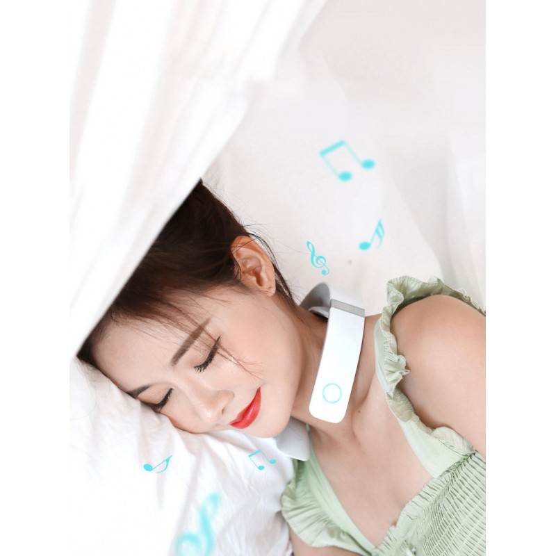 Electric Neck Massager with Heat 6 Massage Modes Bluetooth Music and Voice Control Infrared Magnetic Therapy Neck Relaxer Portable