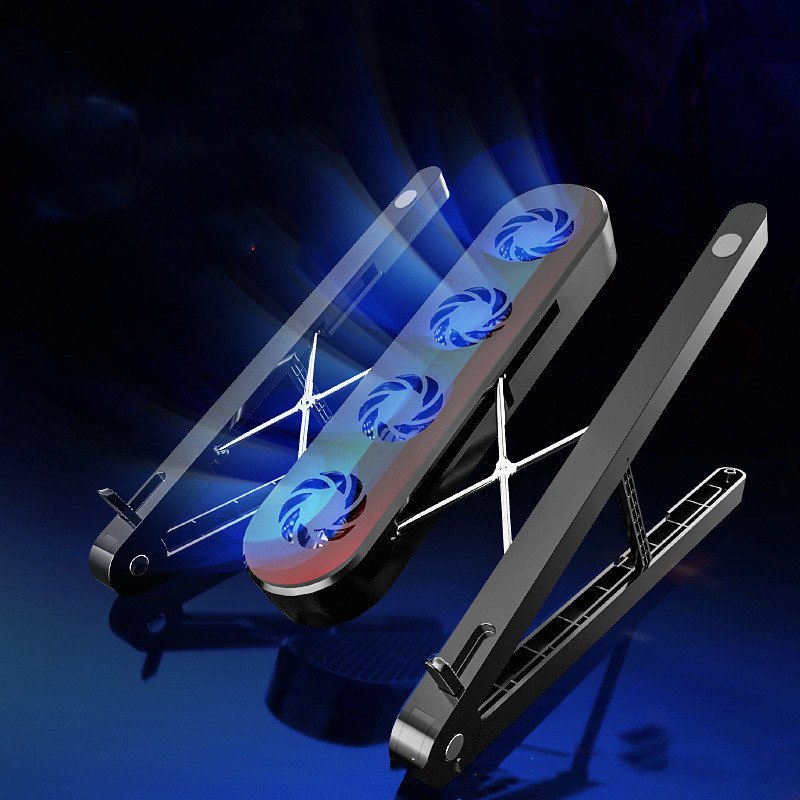 Notebook Computer Bracket Folding Radiator Exhaust...