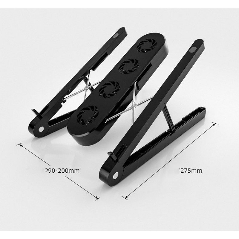 Notebook Computer Bracket Folding Radiator Exhaust Air Cooling Fan