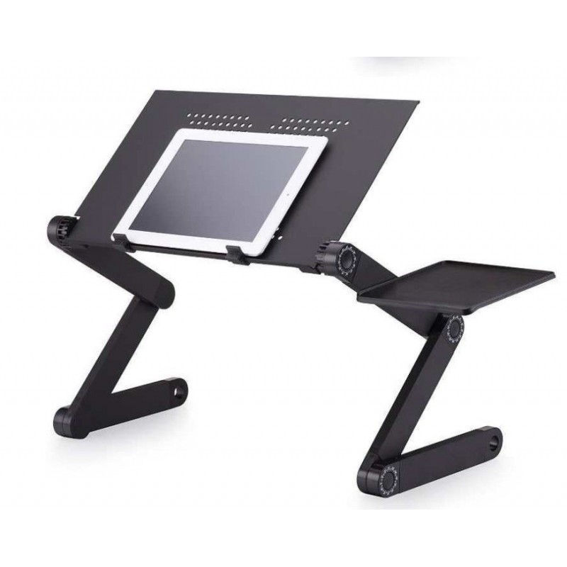 Folding Desk Retractable Adjustable Study Desk In Bed Aluminum Alloy Notebook Computer Bracket Lazy Desk
