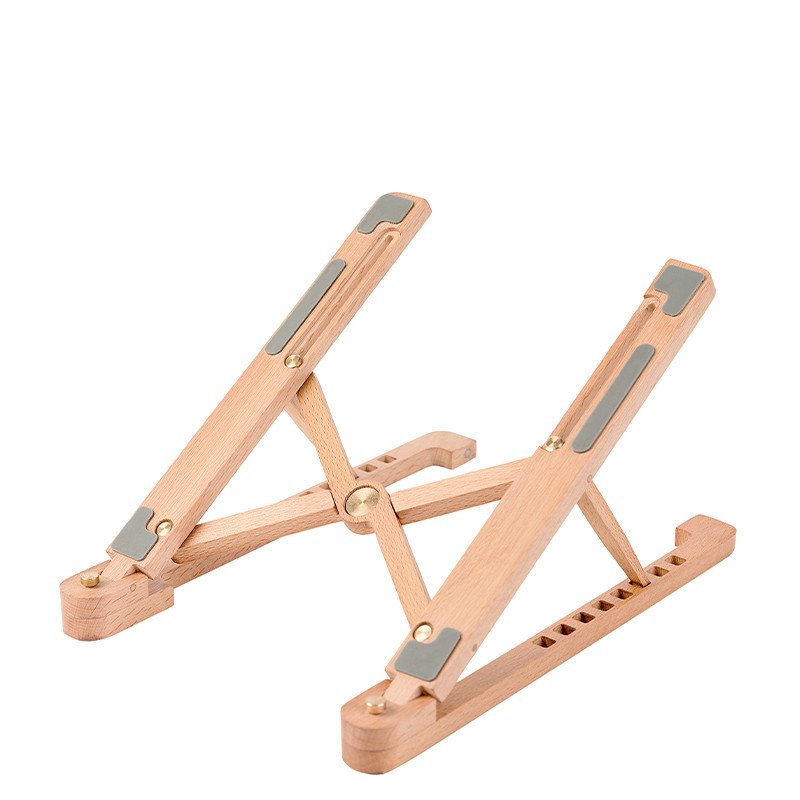 Notebook Computer Bracket Wooden Bracket Desktop I...