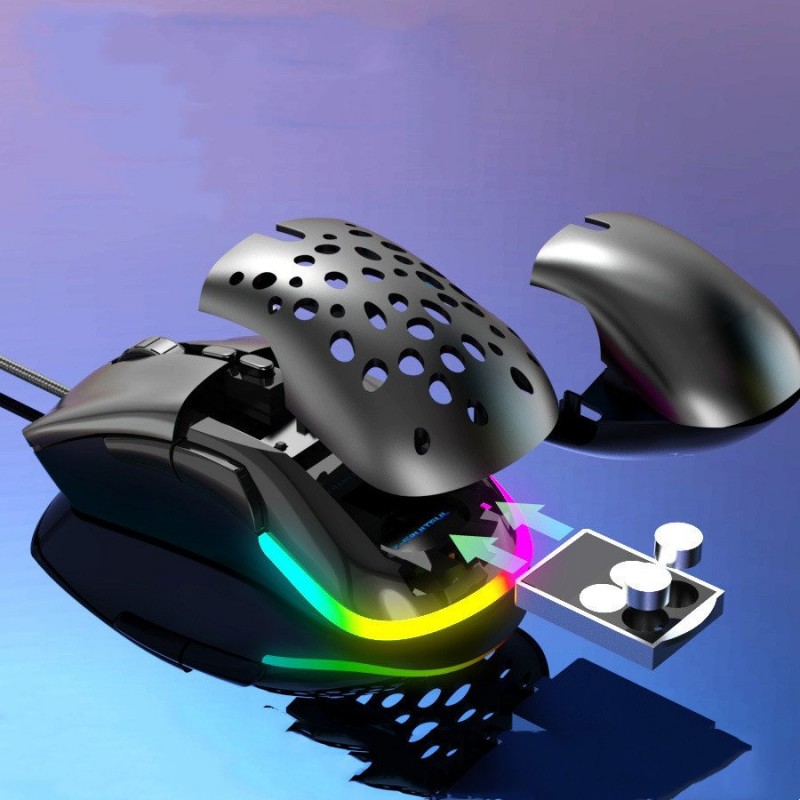 Hollow Wired Wireless Gaming Mouse E-sports Games Computer Accessories