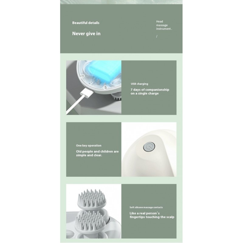 Head Massager Electric Neck Massager Rechargeable