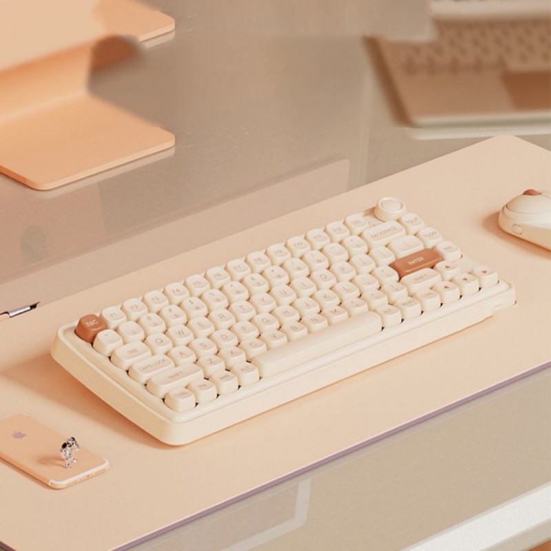 Office Fashion Tri-mode Wireless Bluetooth Mechani...