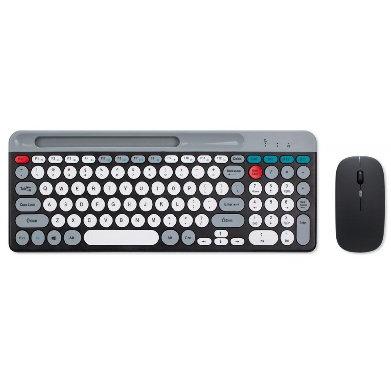 Macarons Dual-mode Wireless Bluetooth Keyboard Mouse Suit