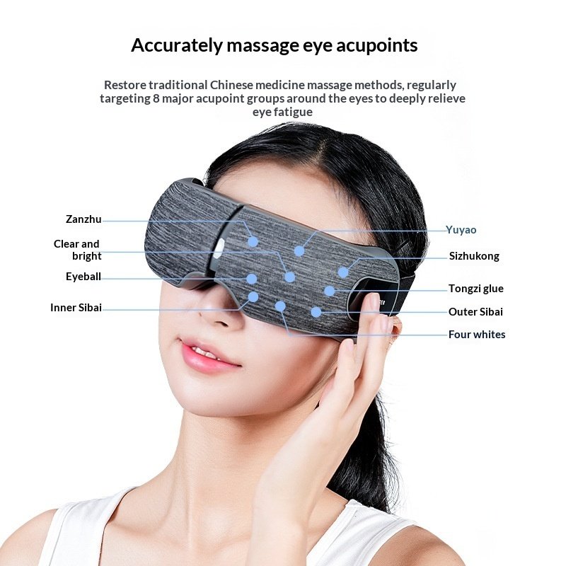 Electric Eye Massager With Warm Compress Cordless