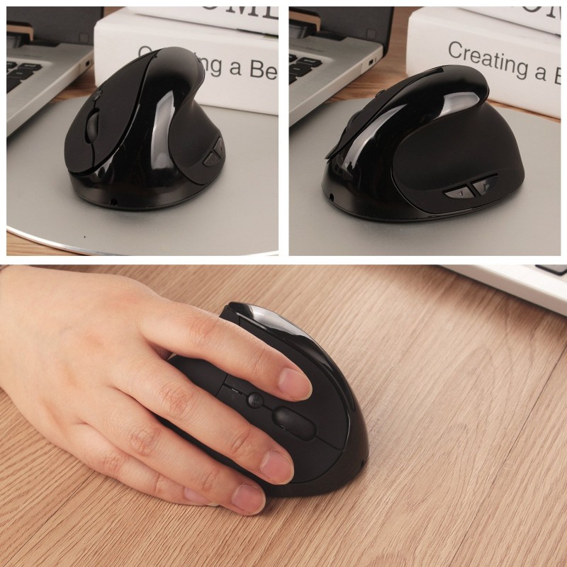Wireless Charging Vertical Ergonomic Mouse