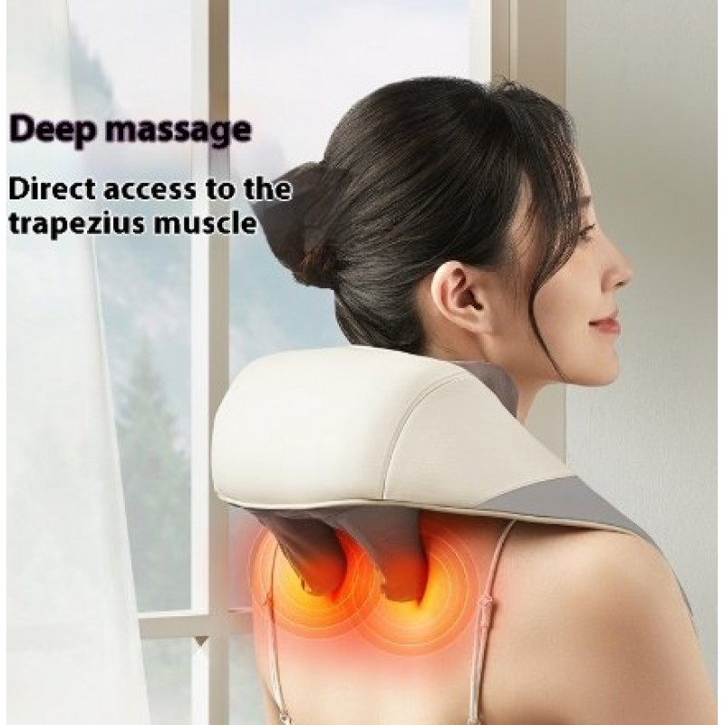 Free Hands Rubbing Clip Massage Shoulder And Neck Waist Back Electric Massager