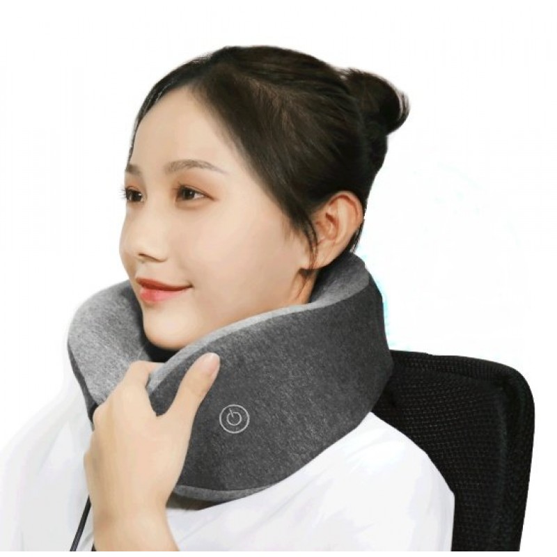 Neck Massage Pillow Relax Neck Muscle Therapy Massager Sleep Pillow for Office Mid Home and Travel