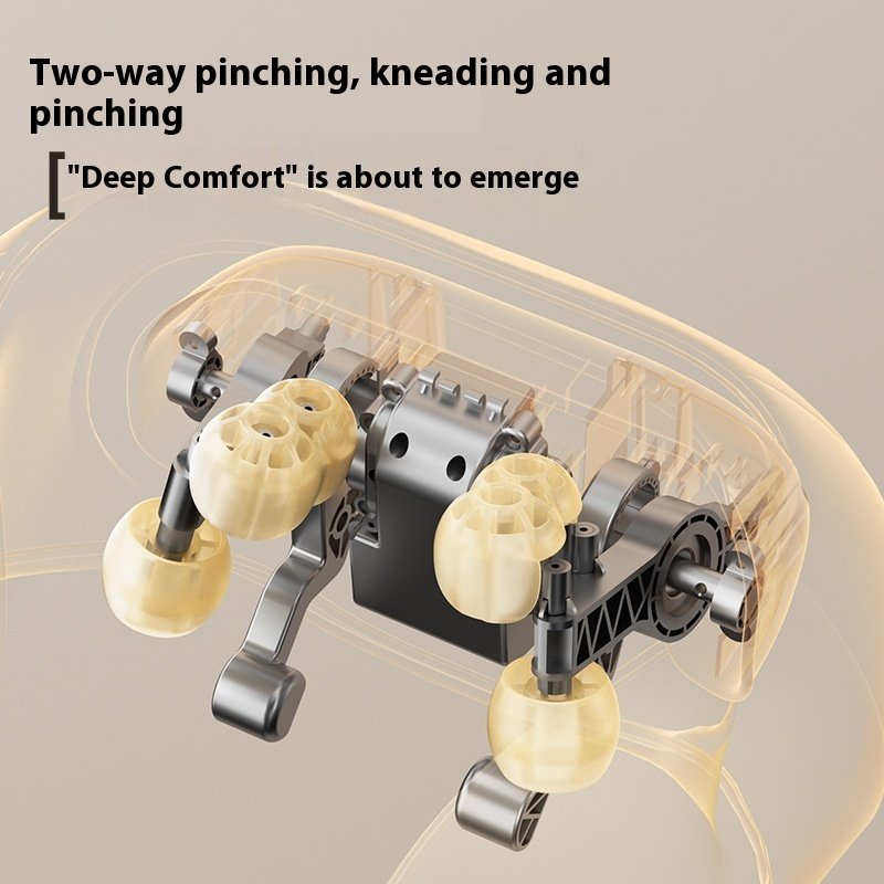 Free Hands Rubbing Clip Massage Shoulder And Neck Waist Back Electric Massager