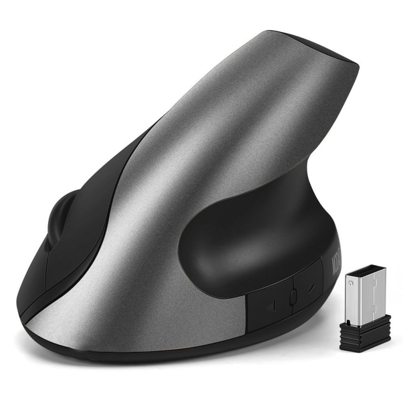 Silent Click Ergonomic 2.4G Wireless Optical Mouse