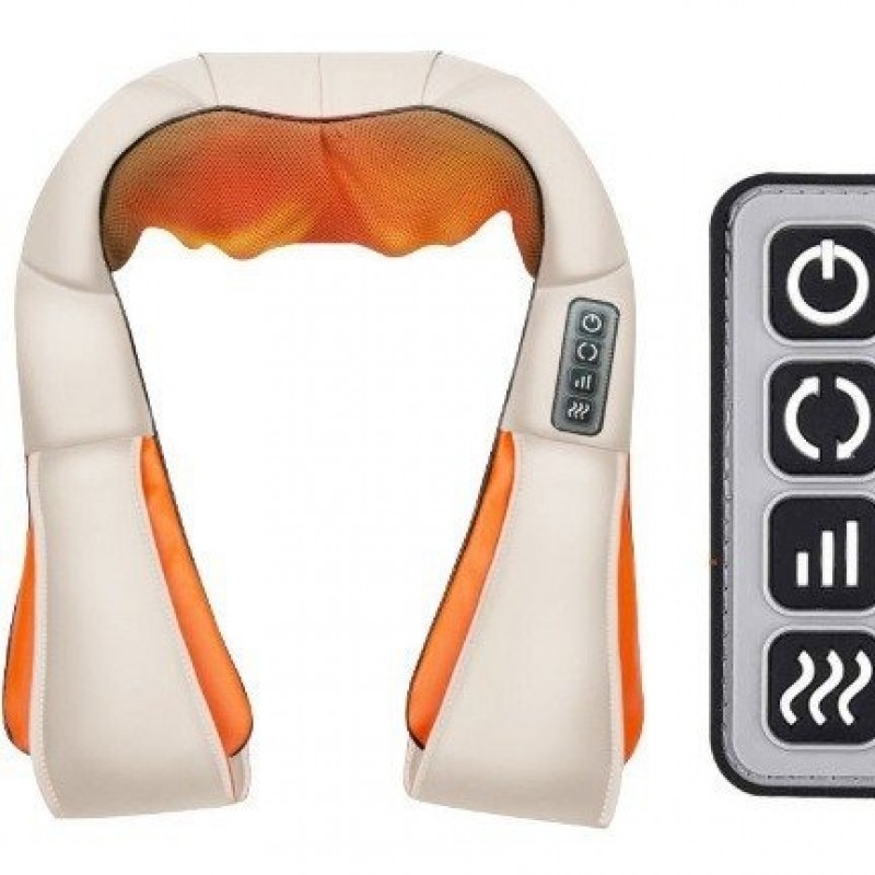 USB Charging Neck Massager Trapezoid Muscle Shoulder Neck Waist Back Shawl Neck Kneading Whole Body Massage Instrument