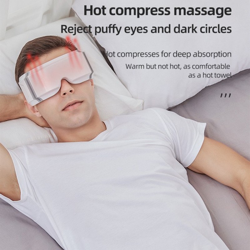 Electric Heated Eye Massager with Air Compression Vibration 5 Modes