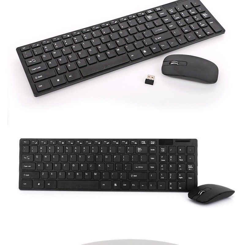 Thin Wireless Keyboard And Mouse Suit Usb Computer Notebook