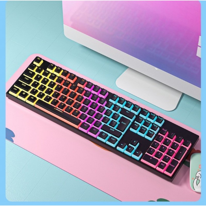 Mechanical Shaft Wired Backlit Computer Game Mechanical Keyboard