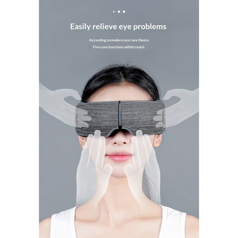 Electric Eye Massager With Warm Compress Cordless