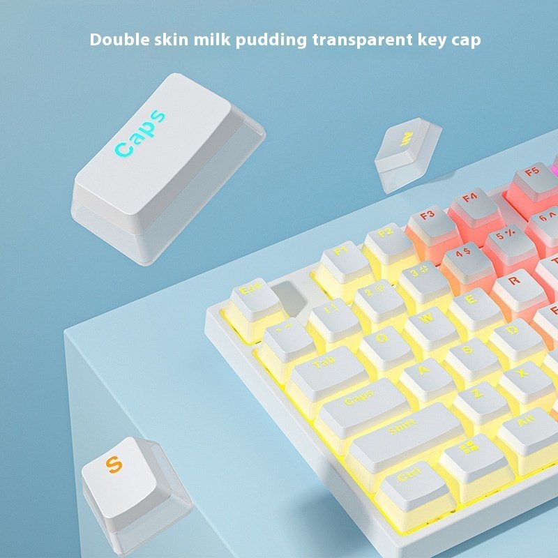 Mechanical Shaft Wired Backlit Computer Game Mechanical Keyboard