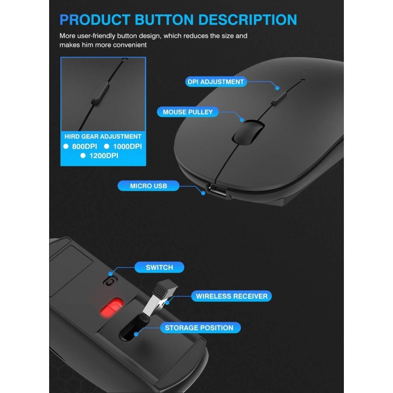 Wireless Bluetooth 3.0 Mouse