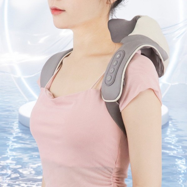 Kneading Shoulder And Neck Massager Strap Neck Ele...