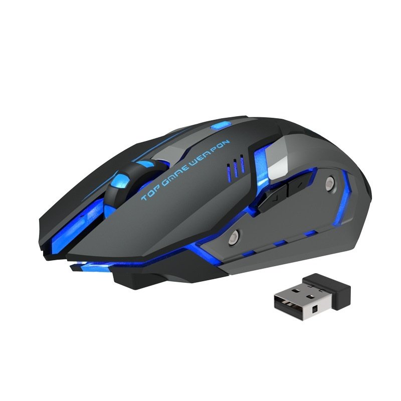 Wireless Charging Mouse Mute Luminous Machinery Mouse