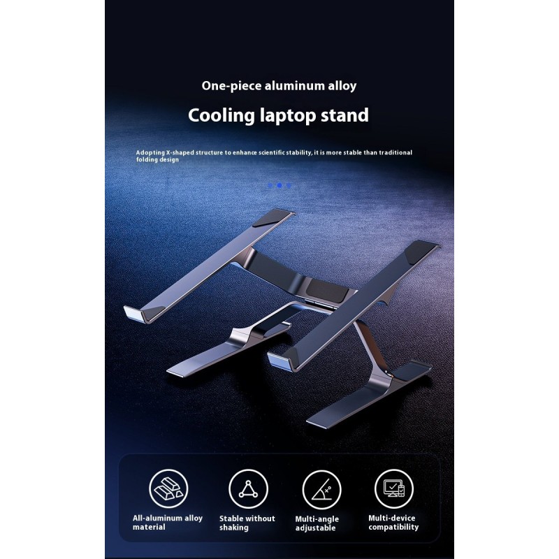 Notebook Stand Adjustable Desktop Heat Dissipation Aluminum Alloy Computer Bracket