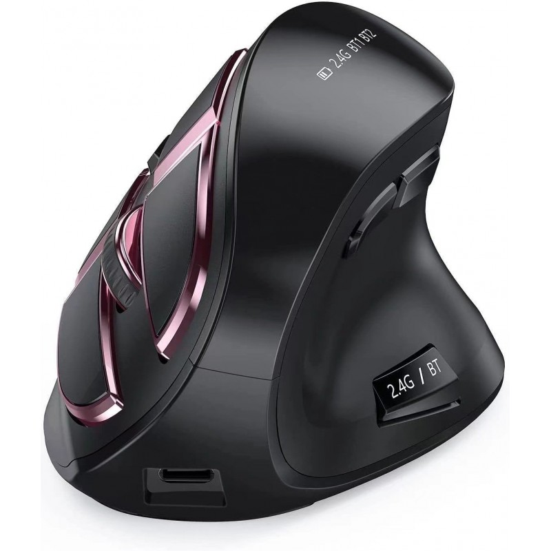 Bluetooth Vertical Mouse Wireless USB24 Three-mode Charging