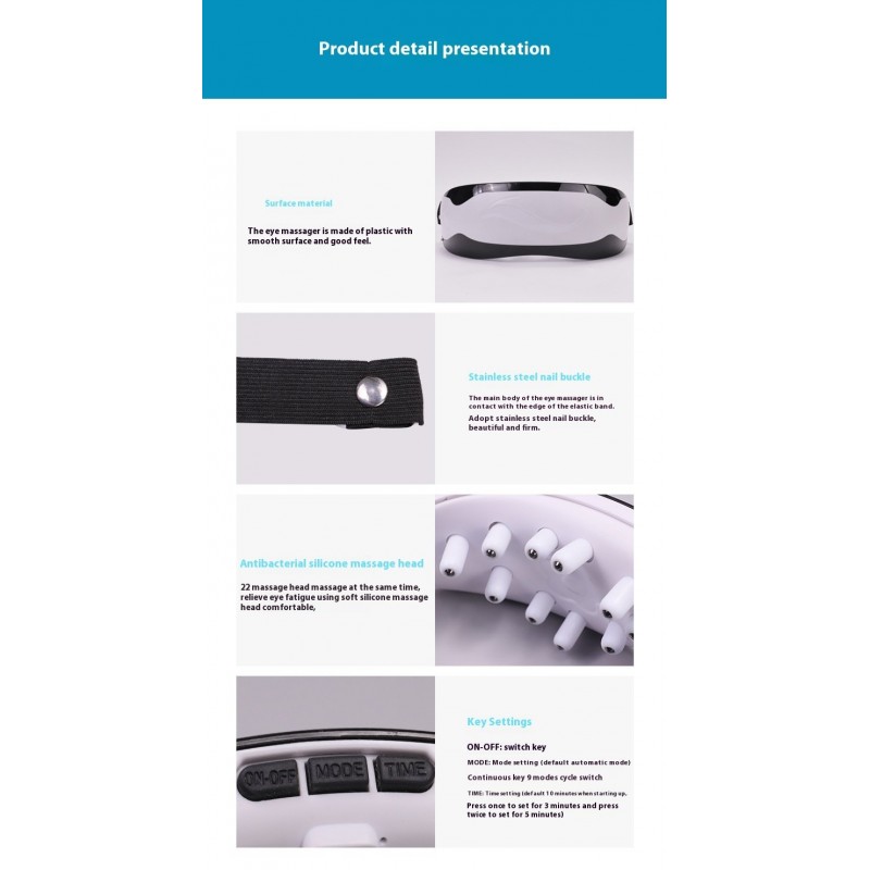 Electric Eye Massager Vibration Magnetic Eye Massage Ceremony