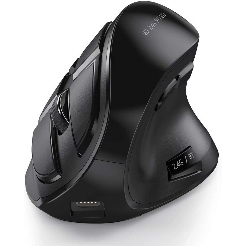 Bluetooth Vertical Mouse Wireless USB24 Three-mode Charging