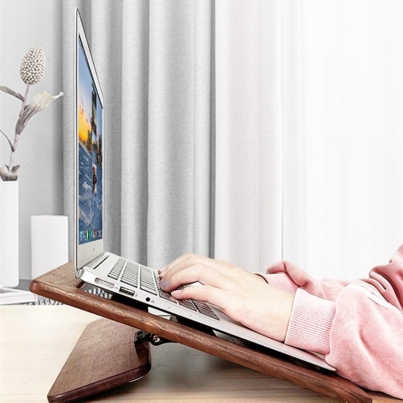 Solid Wood Notebook Computer Bracket Heat Dissipat...