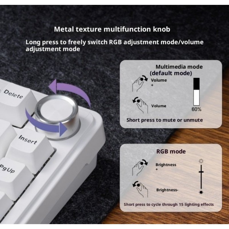Bluetooth Keyboard With Stand For Mobile Computer Tablet