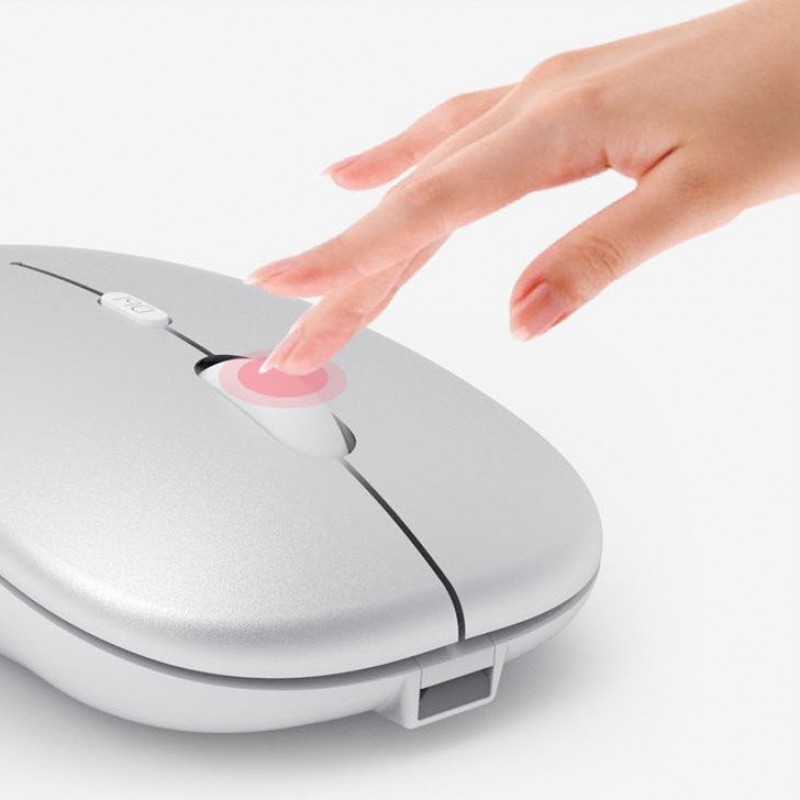 Wireless Mouse Bluetooth Dual-mode Silent Game Off...