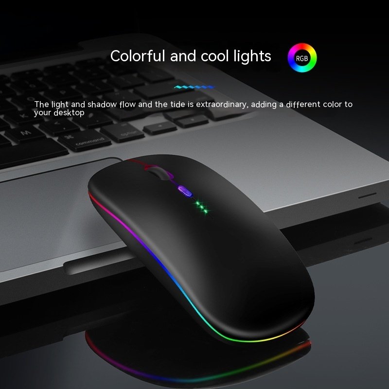 Bluetooth Dual-mode Wireless Mouse Charging Mute P...